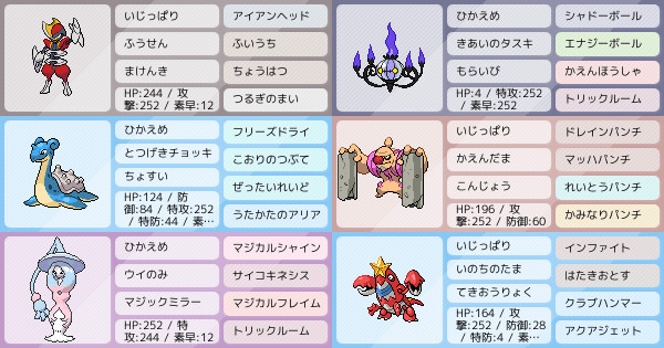 ポケモン剣盾トリルパ