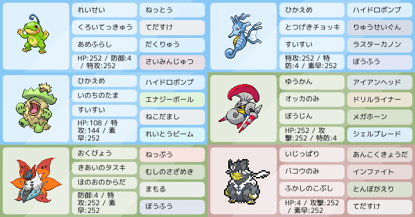 新ルール想定雨パ ポケモンパーティ構築 ポケモン徹底攻略