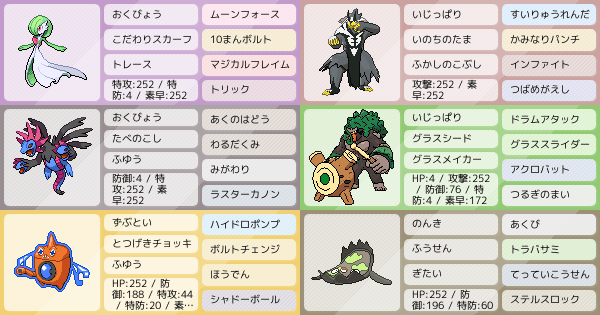 嫁のサーナイトを活躍させたい ポケモンパーティ構築 ポケモン徹底攻略