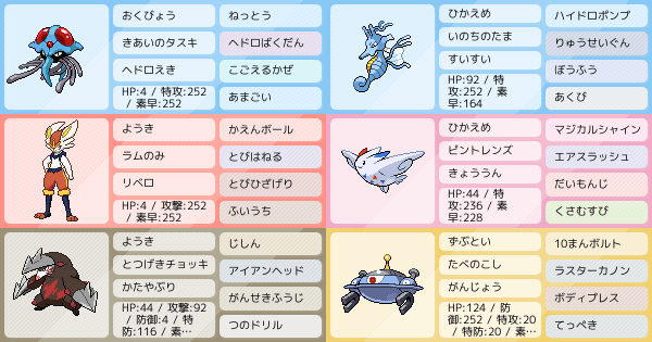 来期用ドクグドラ構築 アドバイスください ポケモンパーティ構築 ポケモン徹底攻略