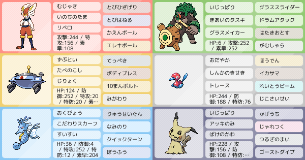 シングル ポケモンパーティ構築 ポケモン徹底攻略