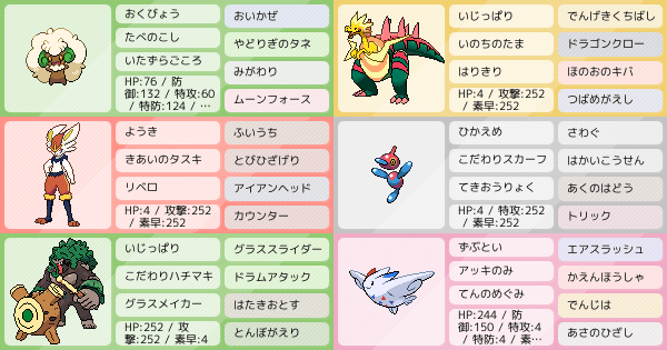 助言求む S8シングル おいかぜパッチラゴン軸 ポケモンパーティ構築 ポケモン徹底攻略