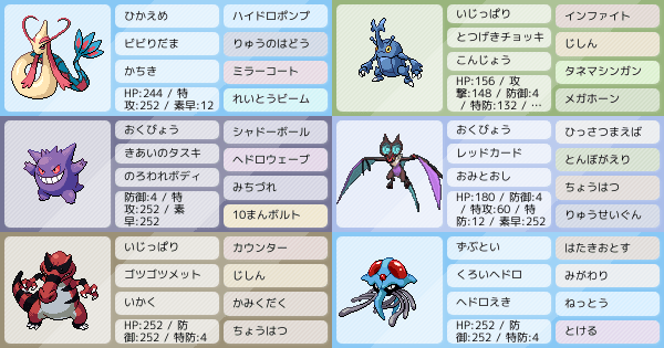 ミロ様を活躍させたいです アドバイスお願いします ポケモンパーティ構築 ポケモン徹底攻略 ミロ様を活躍させたいです アドバイスお願いします ポケモンパーティ構築 ポケモン徹底攻略