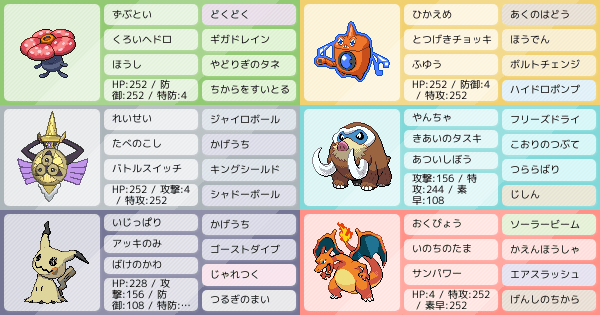 ラフレシアを活躍させたい ポケモンパーティ構築 ポケモン徹底攻略