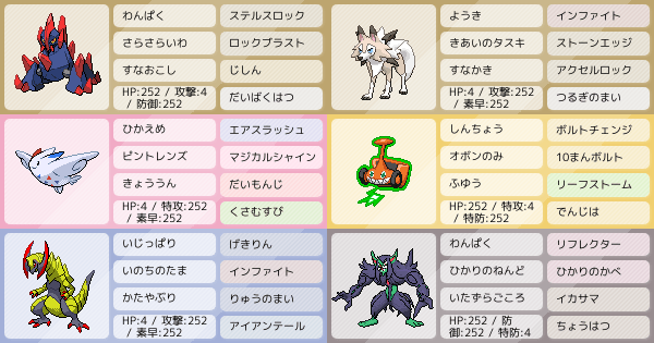 初心者考案 ギガルガ砂パ アドバイスください ポケモンパーティ構築 ポケモン徹底攻略