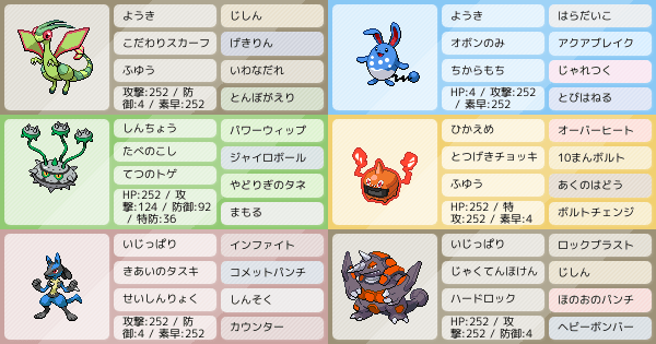 S10シングル使用予定構築 アドバイス求む ポケモンパーティ構築 ポケモン徹底攻略
