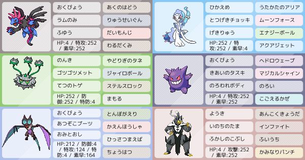 ゲンガー 育成 論 ポケモン ゲンガーの育成論・調整｜ポケモン育成論ソードシールド｜ポケモン徹底攻略