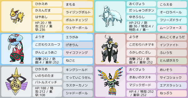 エース構築 脱出アロキュウ サンダース ウオノラゴン改案 S11レンタル有 ポケモンパーティ構築 ポケモン徹底攻略 エース構築 脱出アロキュウ サンダース ウオノラゴン改案 S11レンタル有 ポケモンパーティ構築 ポケモン徹底攻略