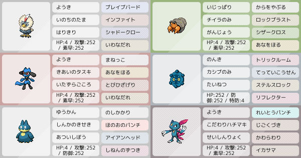 進化前好きの進化前好きによる進化前好きのための構築 ポケモンパーティ構築 ポケモン徹底攻略