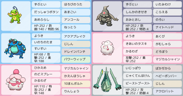 殿様のゲロペロペロ構築 ポケモンパーティ構築 ポケモン徹底攻略 殿様のゲロペロペロ構築 ポケモンパーティ構築 ポケモン徹底攻略