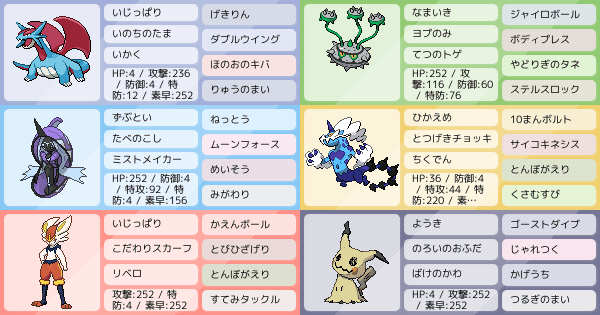 アドバイス求む ボーマンダ軸 サイクルパ ポケモンパーティ構築 ポケモン徹底攻略