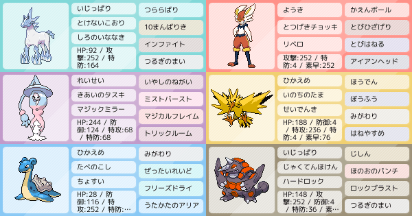 ブリブリ ポケモンパーティ構築 ポケモン徹底攻略 ブリブリ ポケモンパーティ構築 ポケモン徹底攻略