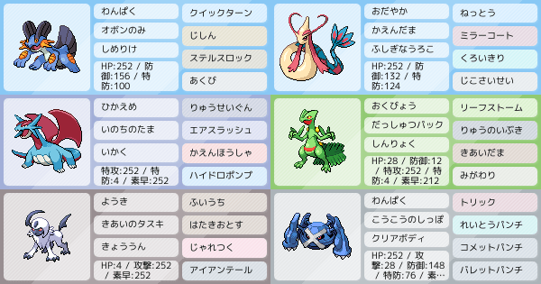 育成論 ジュカイン 【ポケモン】ジュカインの育成論【特殊型、物理型、メガシンカ型】｜タヌト｜note