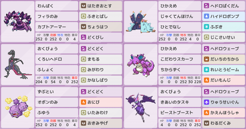 ニドキング』の構築|ポケモンパーティ構築 - ポケモン徹底攻略 ニドキング』の構築|ポケモンパーティ構築 - ポケモン徹底攻略
