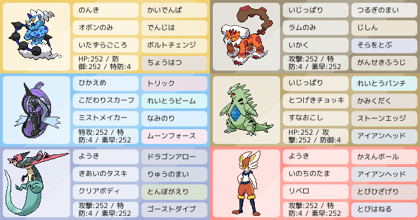 S13 シングル アドバイスお願いします ポケモンパーティ構築 ポケモン徹底攻略