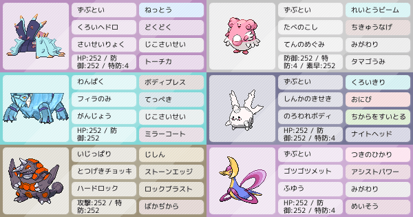 S13シングル 受け構築 無敗マスター到達 ポケモンパーティ構築 ポケモン徹底攻略