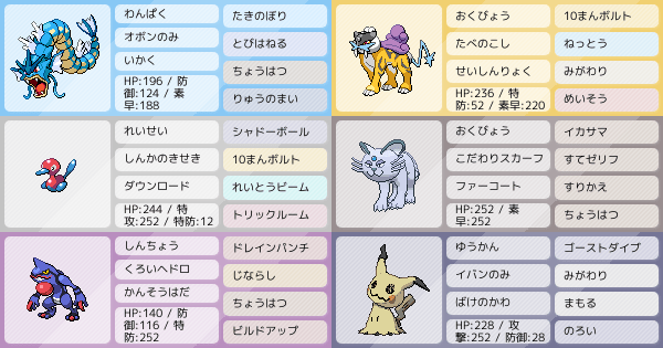 S13シングル ギャラドスを信じたマスボ級連敗構築 ポケモンパーティ構築 ポケモン徹底攻略 S13シングル ギャラドスを信じたマスボ級連敗構築 ポケモンパーティ構築 ポケモン徹底攻略