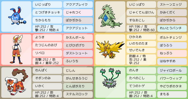 マリルリ初手ダイマ構築 下書き ポケモンパーティ構築 ポケモン徹底攻略 マリルリ初手ダイマ構築 下書き ポケモンパーティ構築 ポケモン徹底攻略