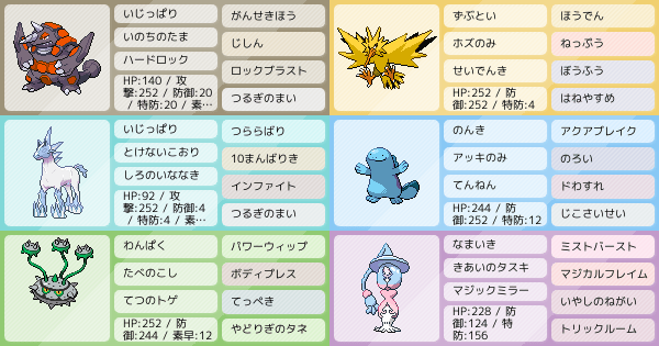 S13シングル最終79位 レート62 限界トリループ ポケモンパーティ構築 ポケモン徹底攻略 S13シングル最終79位 レート62 限界トリループ ポケモンパーティ構築 ポケモン徹底攻略