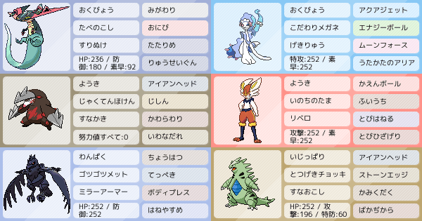 ポケモンxy バンギラス 育成論