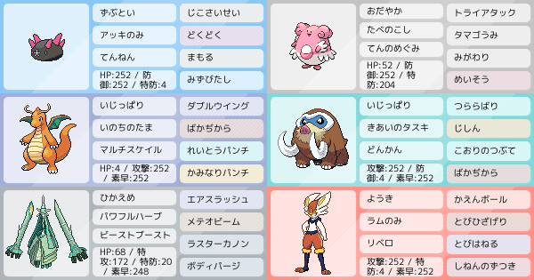 お祈りハピナマコ 剣盾s13 最終99位 ポケモンパーティ構築 ポケモン徹底攻略