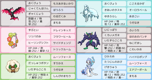 S14ダブル 邪悪なる飛翔 With Flying Fairy ポケモンパーティ構築 ポケモン徹底攻略 S14ダブル 邪悪なる飛翔 With Flying Fairy ポケモンパーティ構築 ポケモン徹底攻略