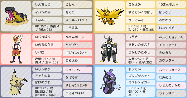 S14シングル こらえるんだ 最終9位 ポケモンパーティ構築 ポケモン徹底攻略 S14シングル こらえるんだ 最終9位 ポケモンパーティ構築 ポケモン徹底攻略