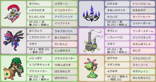 トリルパ 【ポケモン】このパーティーでトリックルームって気づく奴いる？【トリパ】