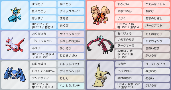 S15シングル 初心者です アドバイスお願いします ポケモンパーティ構築 ポケモン徹底攻略 S15シングル 初心者です アドバイスお願いします ポケモンパーティ構築 ポケモン徹底攻略
