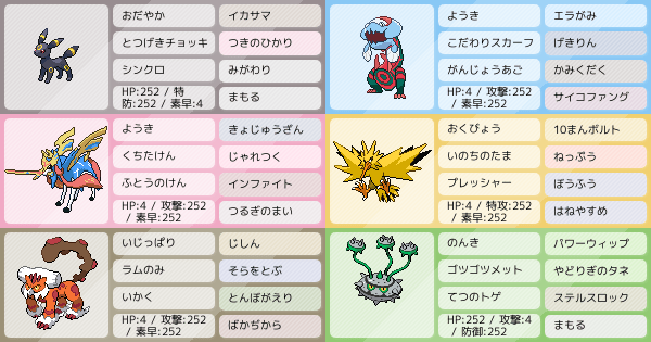 ブラッキー使いたいだけです ポケモンパーティ構築 ポケモン徹底攻略 ブラッキー使いたいだけです ポケモンパーティ構築 ポケモン徹底攻略