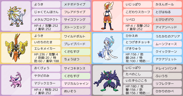 あの日見たソルガレオを僕達はまだ知らない ポケモンパーティ構築 ポケモン徹底攻略 あの日見たソルガレオを僕達はまだ知らない ポケモンパーティ構築 ポケモン徹底攻略