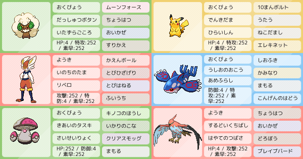 S15ダブル最終27位 追い風エスバオーガ ピカチュウ入り ポケモンパーティ構築 ポケモン徹底攻略 S15ダブル最終27位 追い風エスバオーガ ピカチュウ入り ポケモンパーティ構築 ポケモン徹底攻略