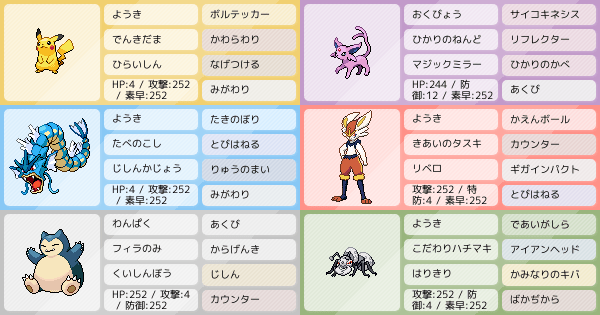 S14シングル未使用 最強のピカチュウ構築 ポケモンパーティ構築 ポケモン徹底攻略