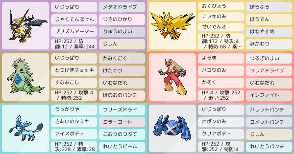 改良して欲しいです ポケモンパーティ構築 ポケモン徹底攻略 改良して欲しいです ポケモンパーティ構築 ポケモン徹底攻略