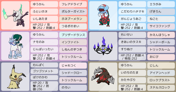 シャンデラの育成論 調整 ポケモン育成論ソードシールド ポケモン徹底攻略