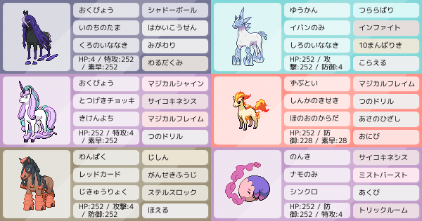 S18 うまぴょい伝説 ウマ統一pt 君の愛馬が ポケモンパーティ構築 ポケモン徹底攻略