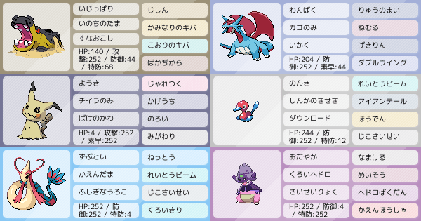 トラウマになるカバマンダ最終レート07 ポケモンパーティ構築 ポケモン徹底攻略 トラウマになるカバマンダ最終レート07 ポケモンパーティ構築 ポケモン徹底攻略