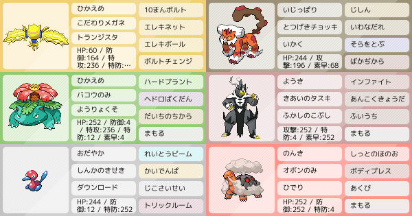 S18ダブル フシギバナコータス 最終4位 ポケモンパーティ構築 ポケモン徹底攻略 S18ダブル フシギバナコータス 最終4位 ポケモンパーティ構築 ポケモン徹底攻略