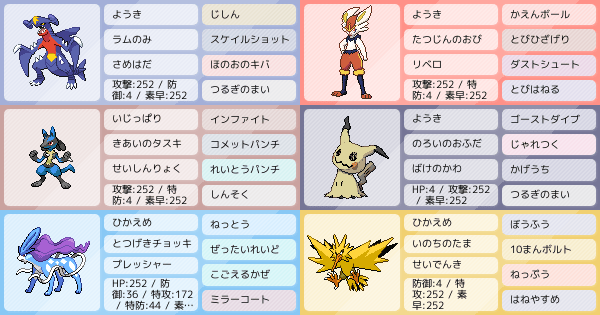 個人 ポケモンパーティ構築 ポケモン徹底攻略 個人 ポケモンパーティ構築 ポケモン徹底攻略