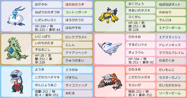 S19シングル ねばねばバンギキッスドラゴンとチルタリス 最終679位 ポケモンパーティ構築 ポケモン徹底攻略 S19シングル ねばねばバンギキッスドラゴンとチルタリス 最終679位 ポケモンパーティ構築 ポケモン徹底攻略