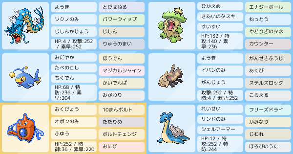 ウォーターパラダイス 勝率77 のラプギャラ構築 ポケモンパーティ構築 ポケモン徹底攻略 ウォーターパラダイス 勝率77 のラプギャラ構築 ポケモンパーティ構築 ポケモン徹底攻略