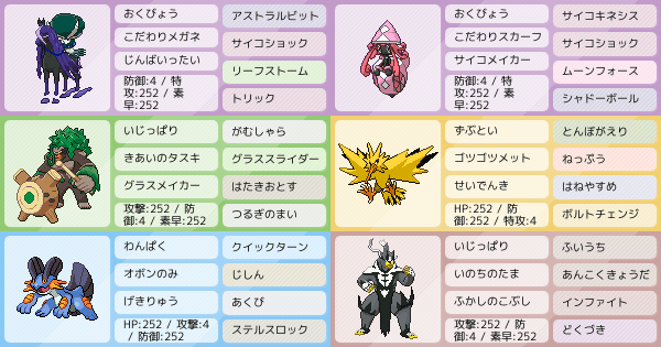 テテフバドレックス ポケモンパーティ構築 ポケモン徹底攻略 テテフバドレックス ポケモンパーティ構築 ポケモン徹底攻略