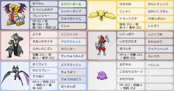 S22シングル 高火力 高速 全員ポケモン 総合力で勝つパーティー 禁伝枠 ギラティナ レンタル有 ポケモンパーティ構築 ポケモン徹底攻略 S22シングル 高火力 高速 全員ポケモン 総合力で勝つパーティー 禁伝枠 ギラティナ レンタル有 ポケモンパーティ構築 ポケモン徹底攻略