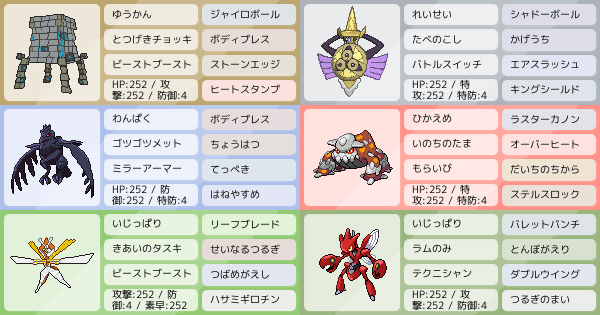 鋼統一パ ポケモンパーティ構築 ポケモン徹底攻略 鋼統一パ ポケモンパーティ構築 ポケモン徹底攻略