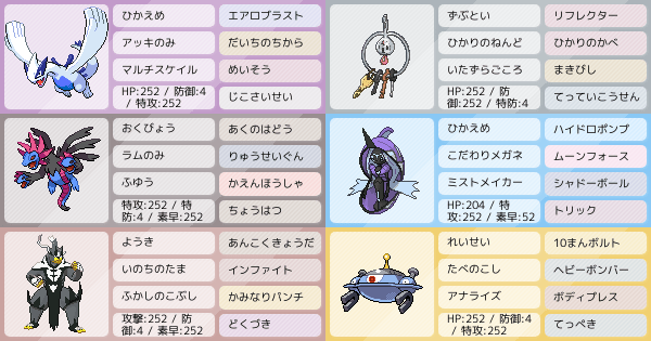ド初心者が4桁目指すルギアパ アドバイス求 ポケモンパーティ構築 ポケモン徹底攻略 ド初心者が4桁目指すルギアパ アドバイス求 ポケモンパーティ構築 ポケモン徹底攻略