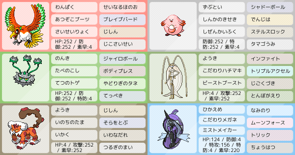 シリーズ11想定 アドバイス求む ポケモンパーティ構築 ポケモン徹底攻略 シリーズ11想定 アドバイス求む ポケモンパーティ構築 ポケモン徹底攻略