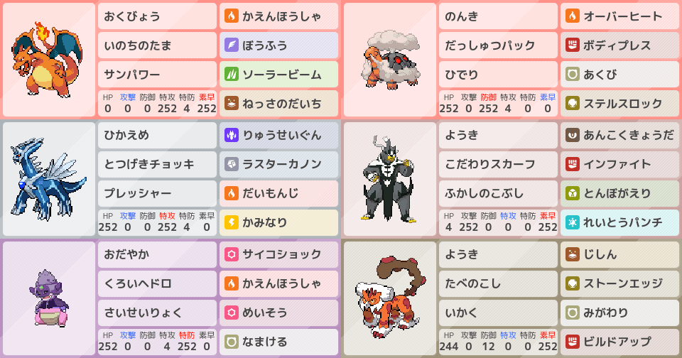 竜王戦 ダイパリメイク前 ディアルガ入り晴れ構築 ポケモンパーティ構築 ポケモン徹底攻略 竜王戦 ダイパリメイク前 ディアルガ入り晴れ構築 ポケモンパーティ構築 ポケモン徹底攻略