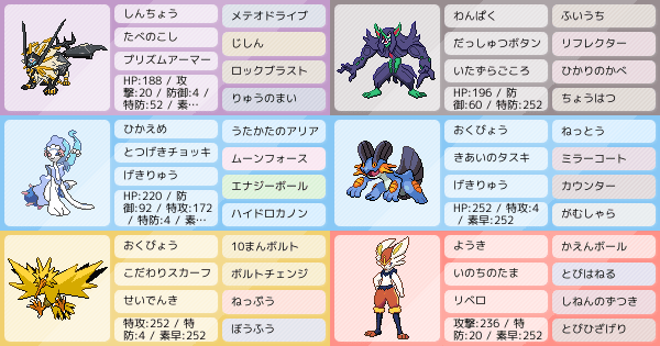 シーズン24 日食ネクロズマ軸構築 25勝11敗 マスター ポケモンパーティ構築 ポケモン徹底攻略 シーズン24 日食ネクロズマ軸構築 25勝11敗 マスター ポケモンパーティ構築 ポケモン徹底攻略