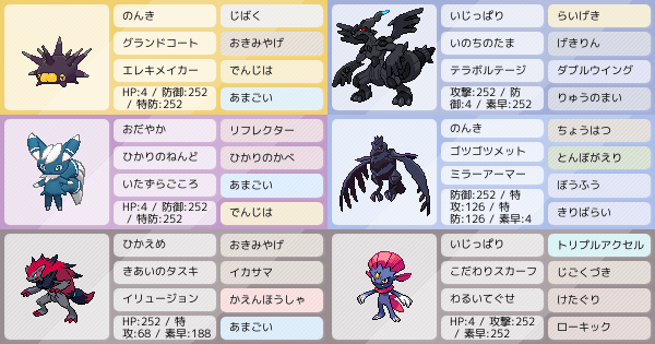 漆黒の通り道 ポケモンパーティ構築 ポケモン徹底攻略 漆黒の通り道 ポケモンパーティ構築 ポケモン徹底攻略