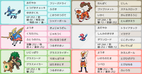 ブイズ教が送る グレイシア活躍させたいパーティー ポケモンパーティ構築 ポケモン徹底攻略 ブイズ教が送る グレイシア活躍させたいパーティー ポケモンパーティ構築 ポケモン徹底攻略